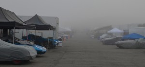 Cars in Mist