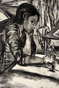 my charcoal portrait